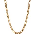 Gouden figaro collier 14 krt, Sieraden, Tassen en Uiterlijk, Kettingen, Ophalen of Verzenden, Nieuw