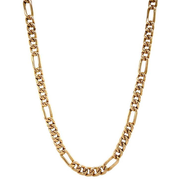 Gouden figaro collier 14 krt, Sieraden, Tassen en Uiterlijk, Kettingen, Ophalen of Verzenden