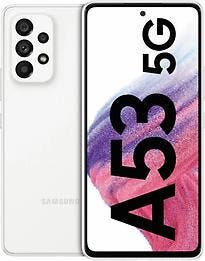 Samsung Galaxy A53 5G Dual SIM 128GB wit, Telecommunicatie, Mobiele telefoons | Samsung, Gebruikt, Verzenden, Wit, Minder dan 3 megapixel