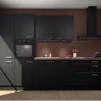 Zwarte keuken Selfoss 96630, Huis en Inrichting, Keuken | Complete keukens, Verzenden, Nieuw