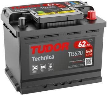 Tudor Technica accu | TB620 | 12V 62Ah, Auto-onderdelen, Ophalen of Verzenden, Nieuw