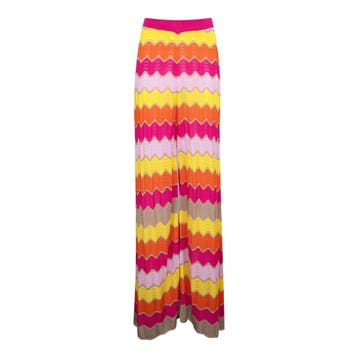 Leo & Ugo • kleurrijke zigzag pantalon • 44 (5), Leo & Ugo, Verzenden, Maat 42/44 (L), Nieuw