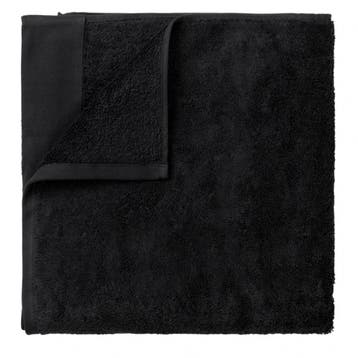 Blomus Badlaken Riva Zwart 70 X 140 CM, Ophalen of Verzenden, Nieuw