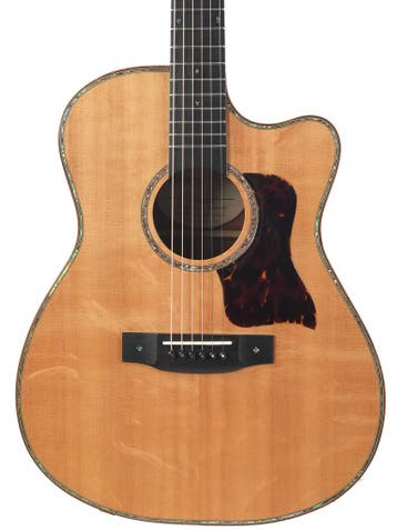 Del Langejans M6 Bearclaw Spruce Figured Mahogany 2005, Muziek en Instrumenten, Ophalen of Verzenden, Zo goed als nieuw, Western- of Steelstringgitaar