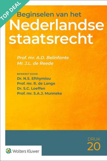 Beginselen van het Nederlandse staatsrecht, 9789013167078, Boeken, Verzenden, Zo goed als nieuw, HBO