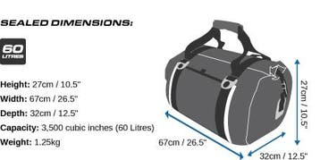 Overboard Duffel Bag 60 liter (Carbon), Ophalen of Verzenden, Nieuw