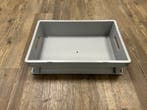 stevige gebruikte kratten grijs 600x400x140 mm stapelbakken, Gebruikt, 40 tot 60 cm, 50 tot 75 cm, Minder dan 35 cm