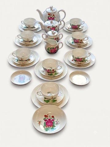 Koffie- en theeservies (15) - Porselein