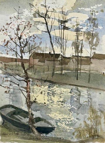 Pierre Eugène Clairin (1897-1980) - Ferme de la Bassée, Antiek en Kunst