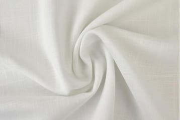 Linnen viscose Wit - rol 30 meter, Verzenden, Nieuw, Wit