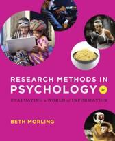 Research Methods in Psychology 9780393936933, Verzenden, Zo goed als nieuw