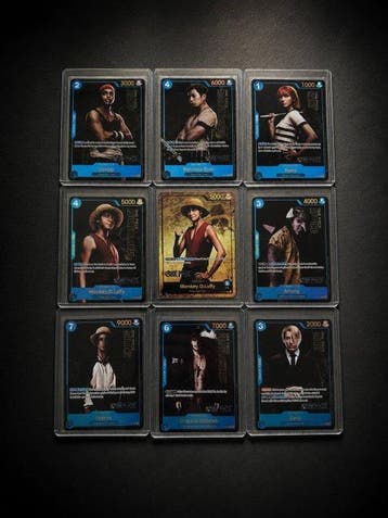 Bandai - 9 Card - One Piece - Monkey D. Luffy Foil, Promo, Nieuw