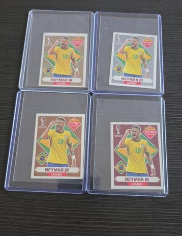 2022 Panini LEGEND Neymar Jr. - 4 Sticker - Excellent (EX), Nieuw