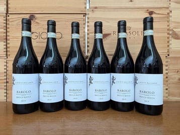 2019 Alberto Ballarin Bricco Rocca - Barolo - 6 Flessen, Nieuw