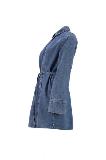 Tom Tailor Jas in maat M Blauw, Kleding | Dames, Jassen | Winter, Tom Tailor, Verzenden, Zo goed als nieuw, Blauw