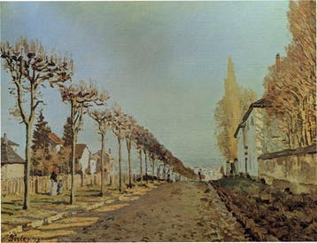 Alfred Sisley (1839-1899) - La Route Vue du Chemin de Sèvres