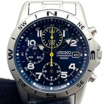 Seiko - Chronograph - Zonder minimumprijs - SNÐ379R - Heren