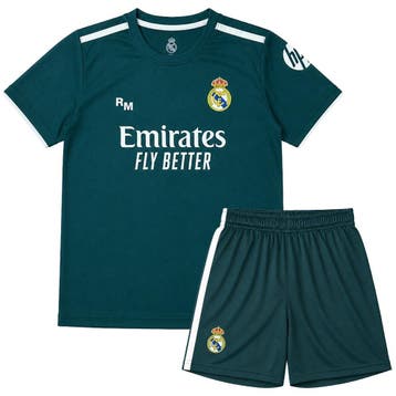 Real Madrid Voetbaltenue Uit - Eigen Naam - 2026-2027 - Kind, Sport en Fitness, Verzenden, Nieuw