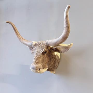 Wanddecoratie buffelkop, Ophalen of Verzenden, Nieuw