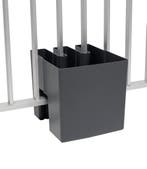 GreenUp Balkon Plantenbak - Antraciet, Kunststof, Vierkant, Nieuw, 30 tot 60 cm