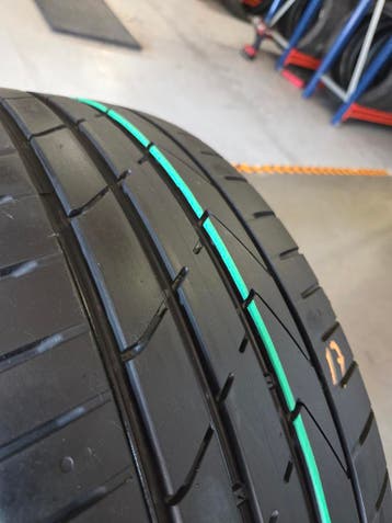 225/50/18 95W*RSC HANKOOK ZOMERBANDEN 6,9MM PROFIEL 2X, Ophalen, 18 inch, Gebruikt, Band(en)