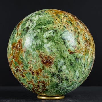 Natuurlijke chrysoprase-kraal – levendige groene tinten in