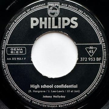 Single - Johnny Hallyday - High School Confidential, Verzenden, Nieuw in verpakking