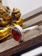 Ambachtelijke ring Patrizia met verstelbare maat, in 925