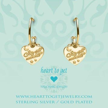 Heart to Get 925 Sterling Zilveren Goudkleurige Bohemian, Verzenden, Nieuw