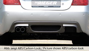 Rieger diffuser | 5-Serie E60: -08 (tot Facelift), 08- (vana, Verzenden, Nieuw, BMW