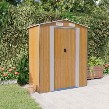 vidaXL Tuinschuur 192x108x223 cm gegalvaniseerd staal, Verzenden, Nieuw