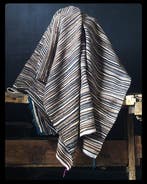 Grote handgewegene Berberse stof van geitenwol - 240 cm -