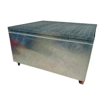 Stalen lekbak ibc tank 1050 liter verzinkt, nieuw, Ophalen of Verzenden, Nieuw