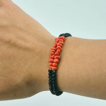 Koraal - Zilver, Zonder reservering - Armband - CORALLO