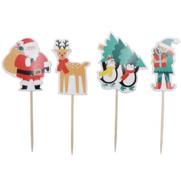 PME Taartprikkers Kerstman 24st., Verzenden, Nieuw