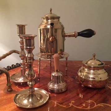 Eetservies (4) - Messing - Turkse koffiekannenset