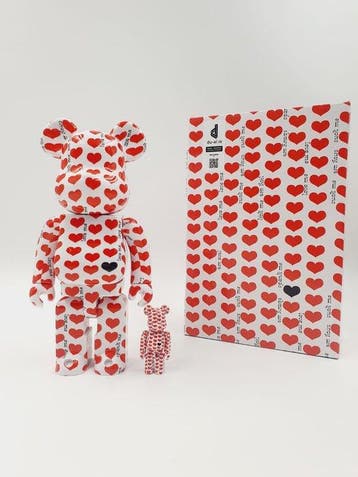 Medicom Toy x Amplifier - Be@rbrick Amplifier Chrome 100
