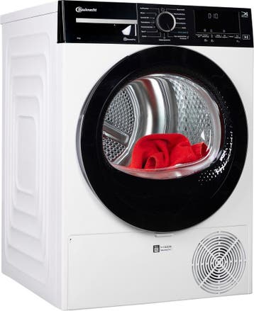 Bauknecht TRSUPERECO8B - Warmtepompdroger - 8 kg - 64 dB, Ophalen of Verzenden, Nieuw, Voorlader, 85 tot 90 cm