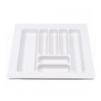 Bestekbak 505 mm tot 600 mm breed wit (Basic), Nieuw