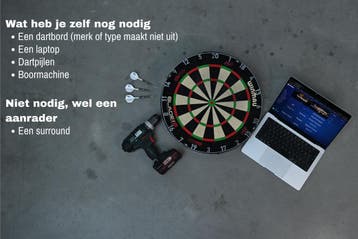 Autodarts Complete set met Licht Ring | 3D Dart Store, Ophalen of Verzenden, Nieuw, Overige typen