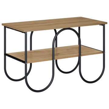 vidaXL TV-standaard 80 x 40 x 50 cm Artisanaal eiken Bewerkt, Minder dan 50 cm, Verzenden, Nieuw, Minder dan 100 cm