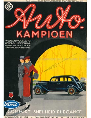1936 AUTOKAMPIOEN MAGAZINE 04 NEDERLANDS, Boeken, Nieuw, Author