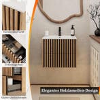 Wastafelkast - Wastafelmeubel - Wastafelonderkast - 60x45x50, Huis en Inrichting, Badkamer | Badkamermeubels, Verzenden, Zo goed als nieuw