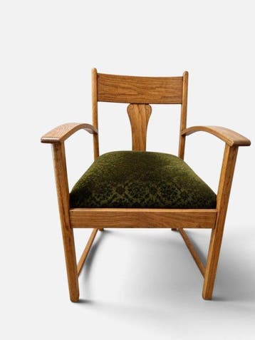 Fauteuil - Eik - Amsterdamse School