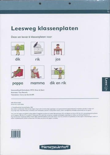 Leeslijn versie 2 Leesweg Klassenplaten, Verzenden, Nieuw