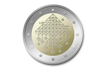 2 euro Stro Rijgen 2024 - Litouwen, Postzegels en Munten, Verzenden