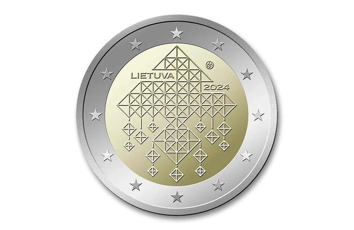 2 euro Stro Rijgen 2024 - Litouwen, Postzegels en Munten, Munten | Europa | Euromunten, Verzenden