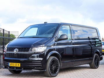 Volkswagen Transporter 2.0 TDI L2H1, Stof, Gebruikt, Volkswagen, Zwart