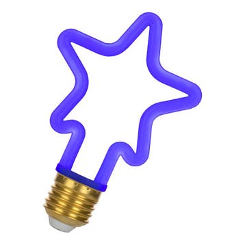 Bailey LED Party Bulb Neon Ster E27 4W 70lm Blauw Niet-Di..., Ophalen of Verzenden, Nieuw