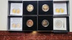 Finland. 2 Euro 2007/2010 (4 coins) Proof (Zonder